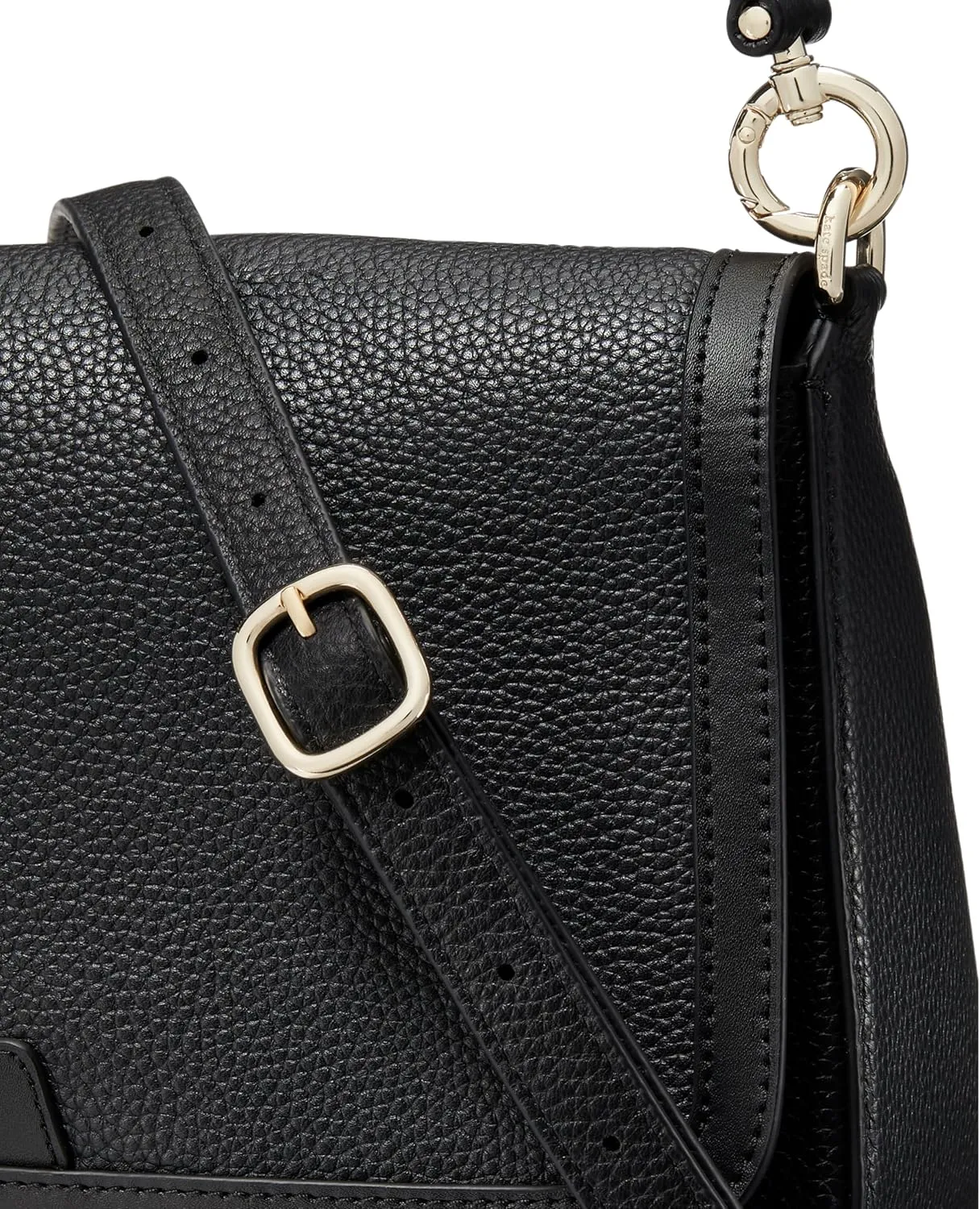 kate spade new york Women's Hudson Pebbled Leather Flap Shoulder Bag