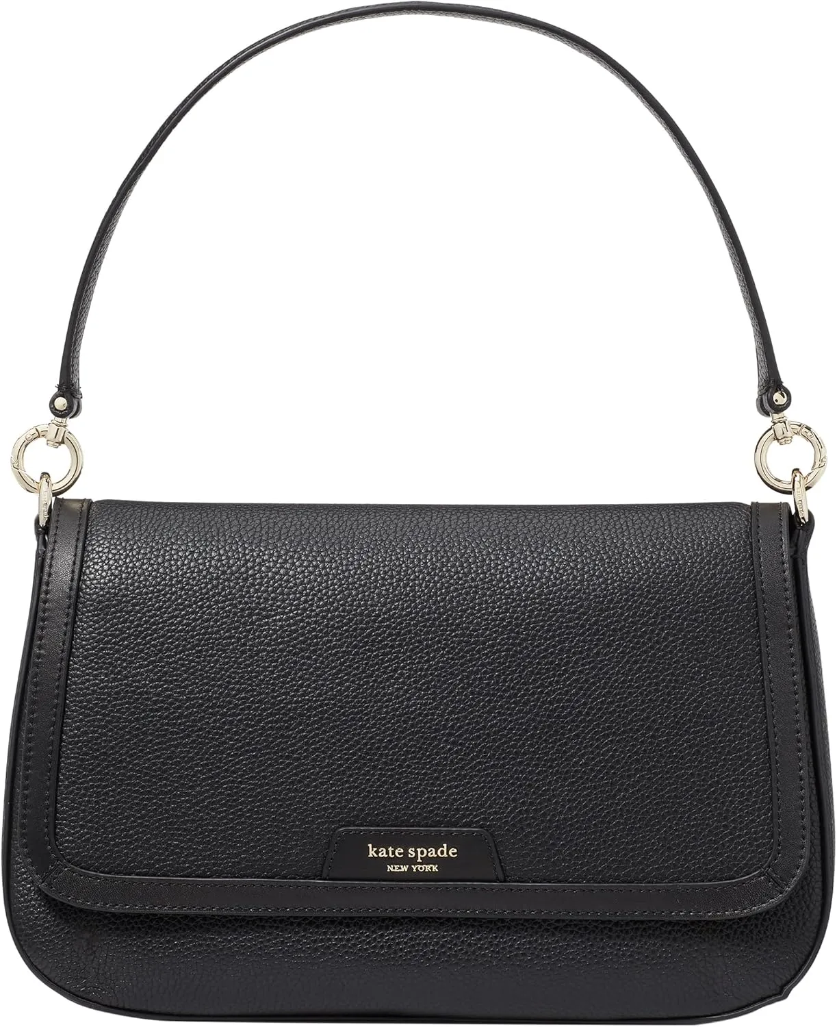kate spade new york Women's Hudson Pebbled Leather Flap Shoulder Bag