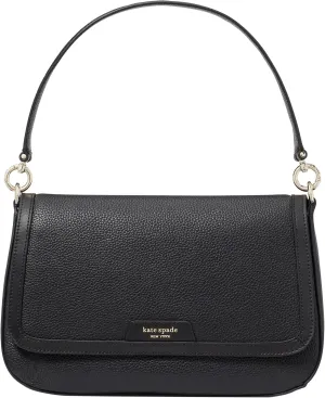 kate spade new york Women's Hudson Pebbled Leather Flap Shoulder Bag