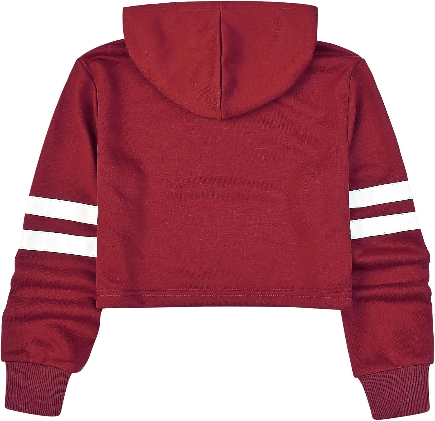 Kids Girls Leather Plaid Long Sleeve Crop Top Hoddie Cropped Sweatershirts