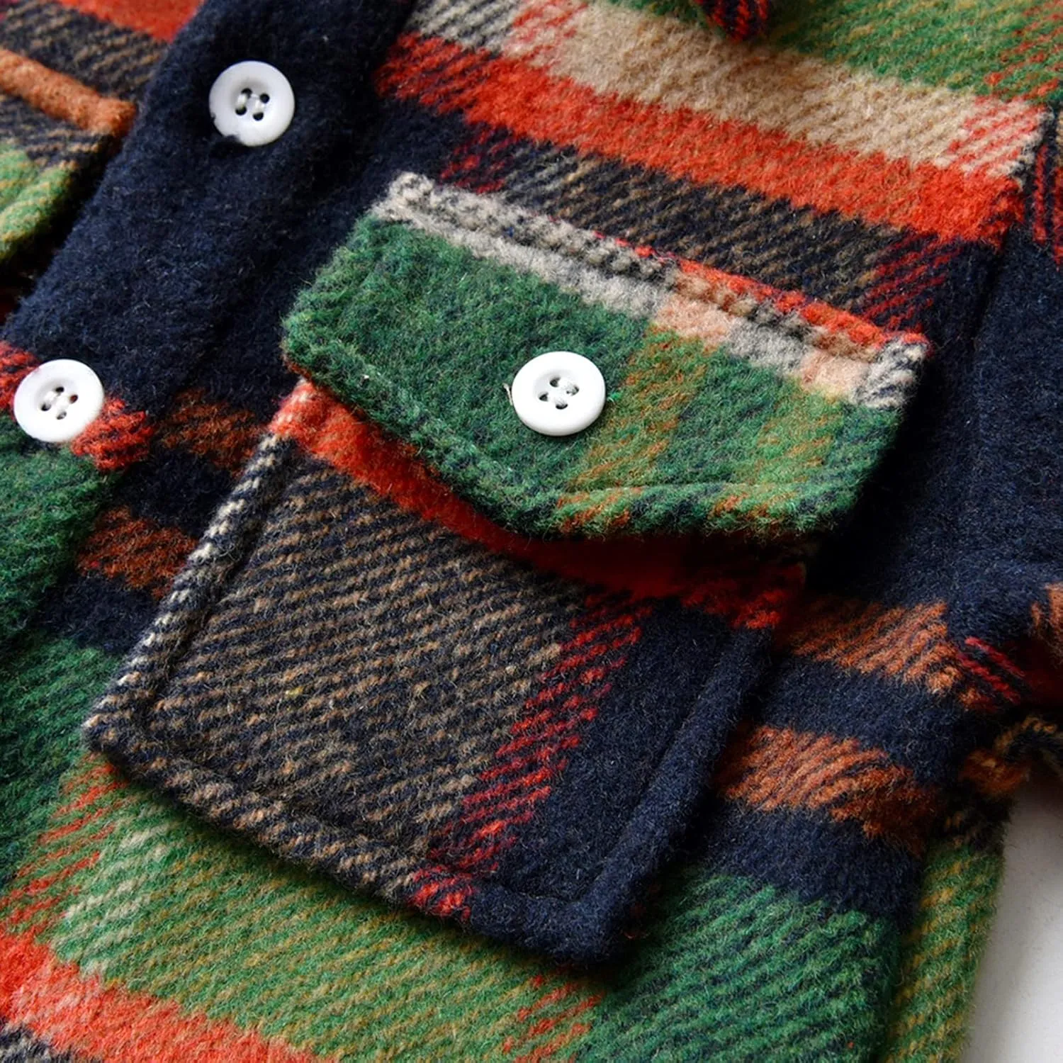 Kids Toddler Flannel Shirt Jacket Plaid Long Sleeve Lapel Button Down Shacket Baby Boys Girls Fall Shirt Coat Outwear