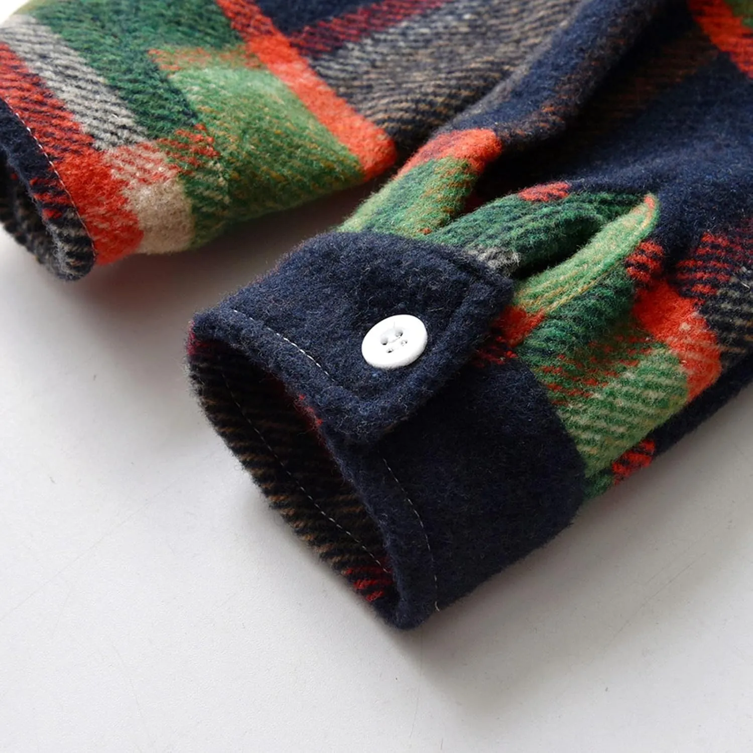 Kids Toddler Flannel Shirt Jacket Plaid Long Sleeve Lapel Button Down Shacket Baby Boys Girls Fall Shirt Coat Outwear