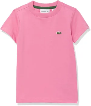 Lacoste Boys' Plain Cotton Jersey T-Shirt