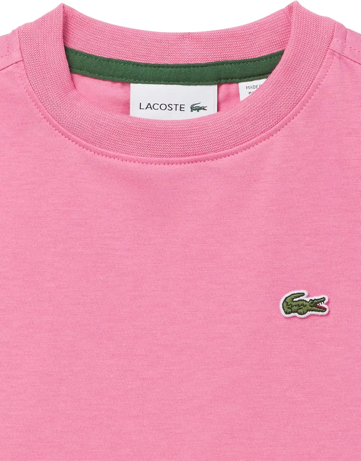 Lacoste Boys' Plain Cotton Jersey T-Shirt