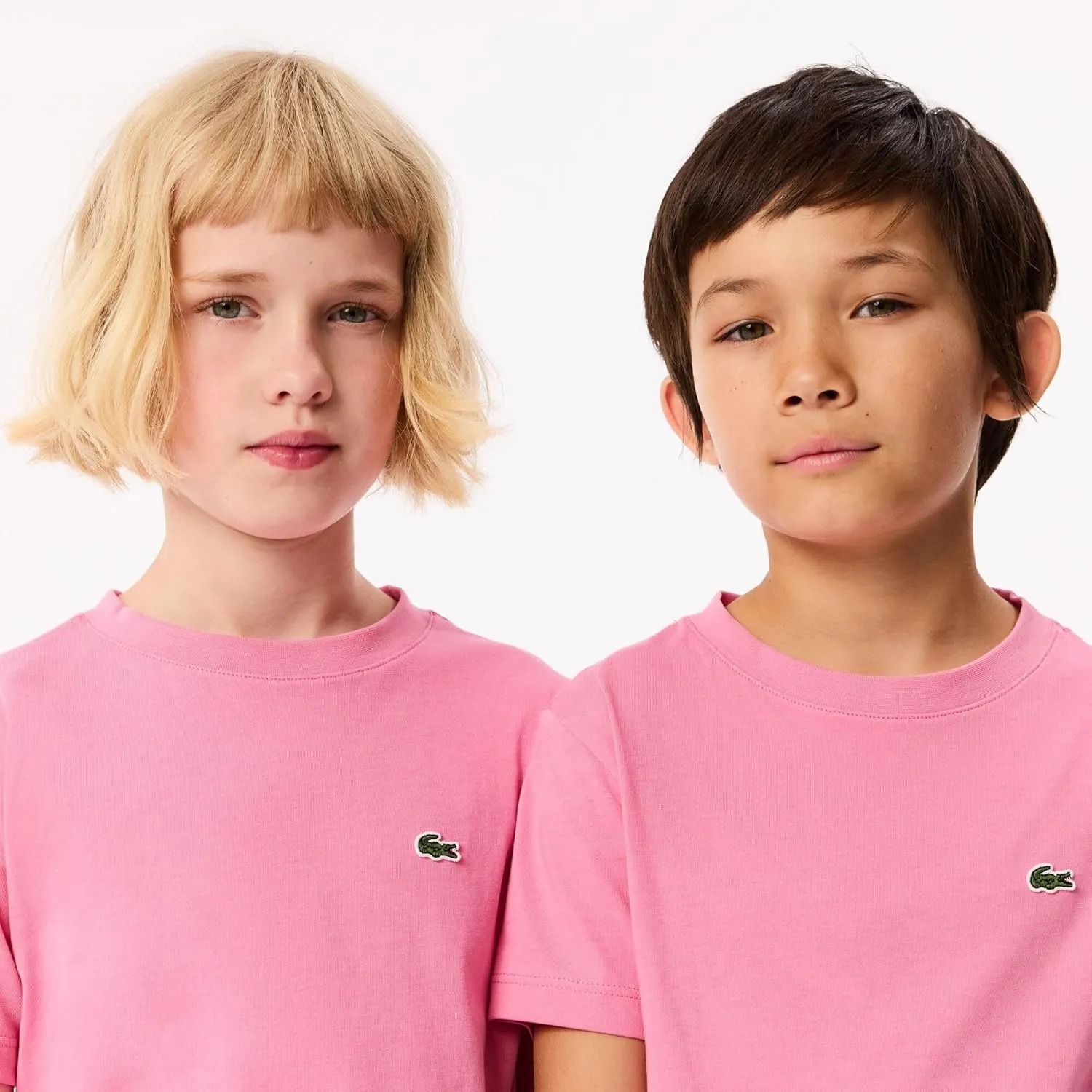 Lacoste Boys' Plain Cotton Jersey T-Shirt