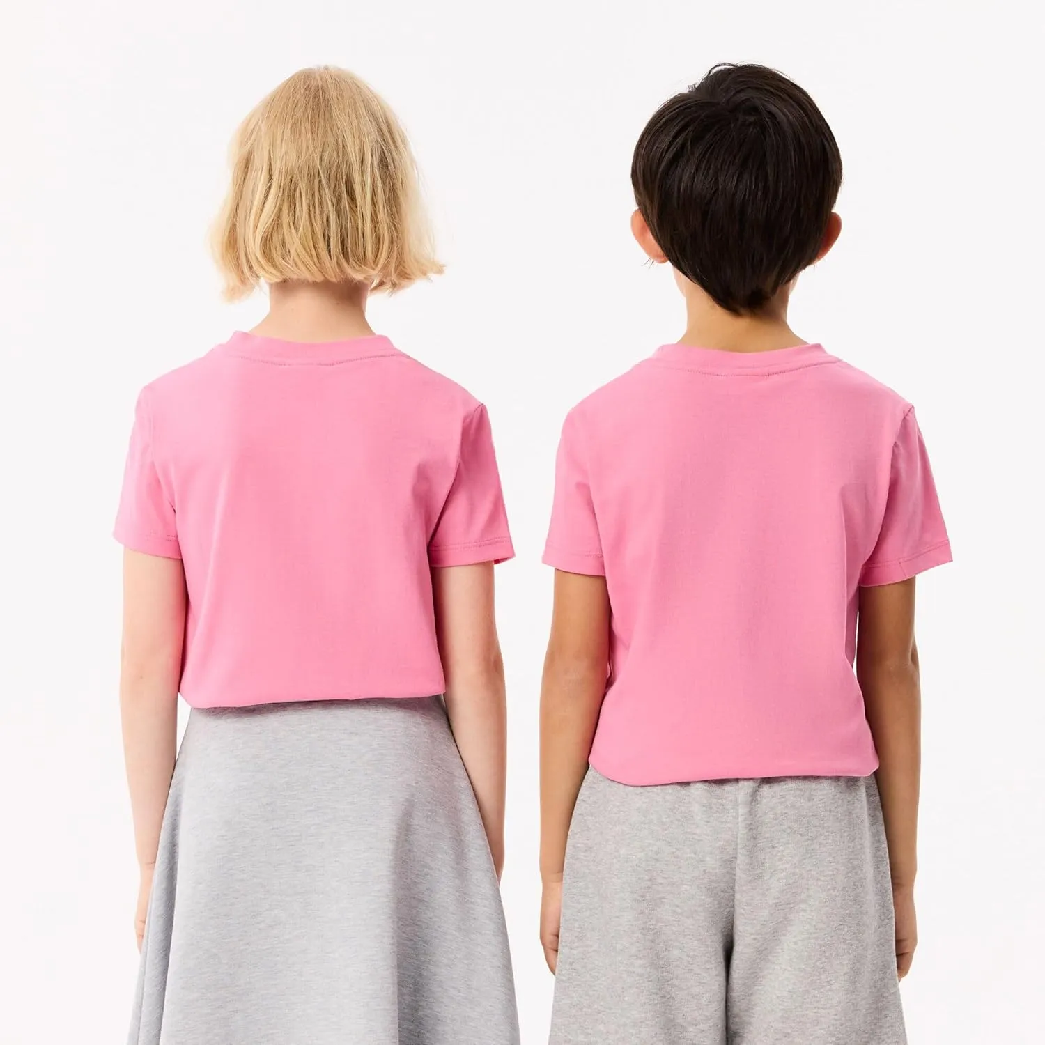 Lacoste Boys' Plain Cotton Jersey T-Shirt