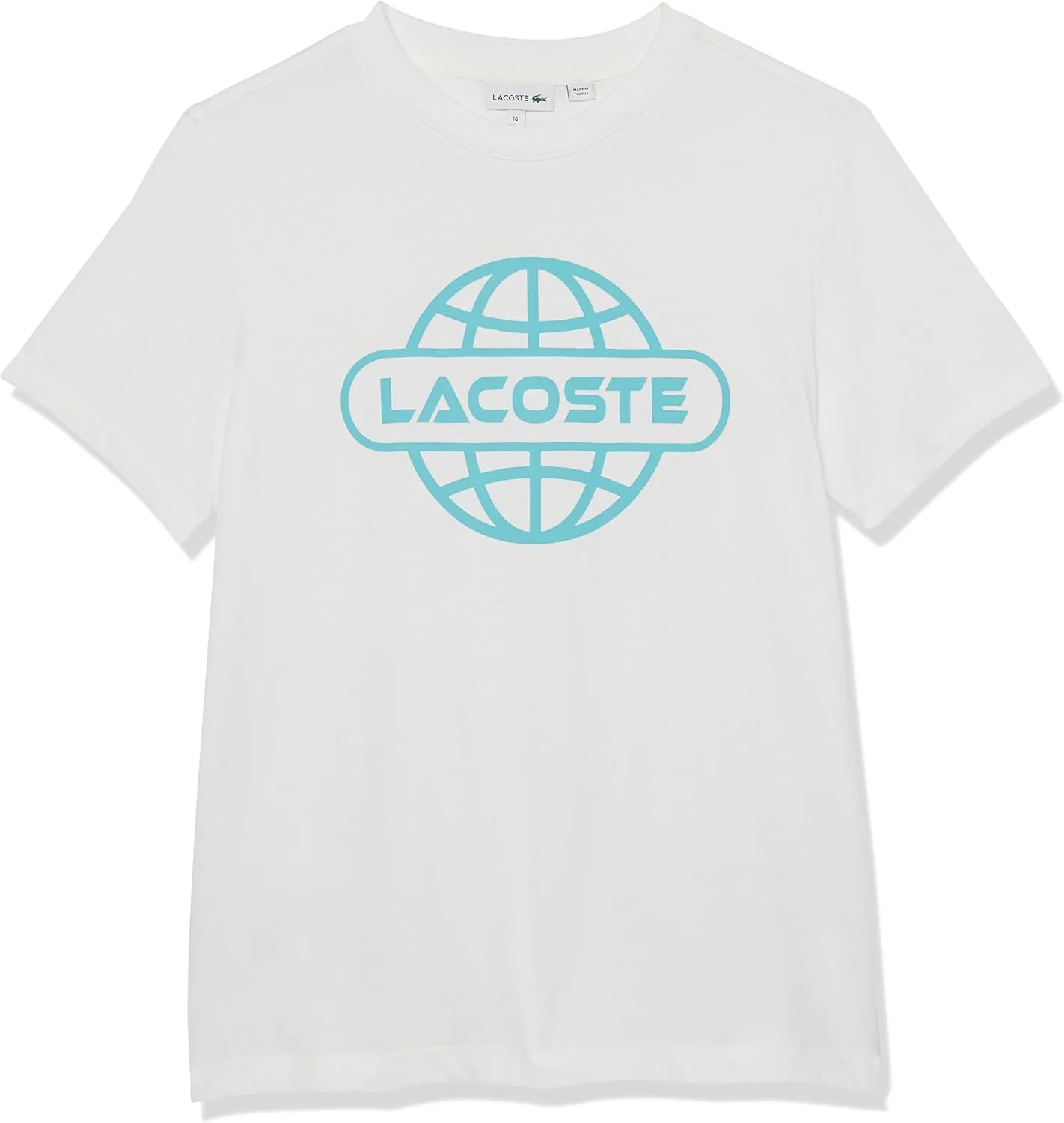 Lacoste Short Sleeve Globe Graphic T-Shirt