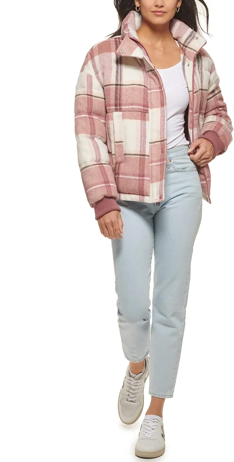 Levi's Women's Cinch Waist Puffer Jacket