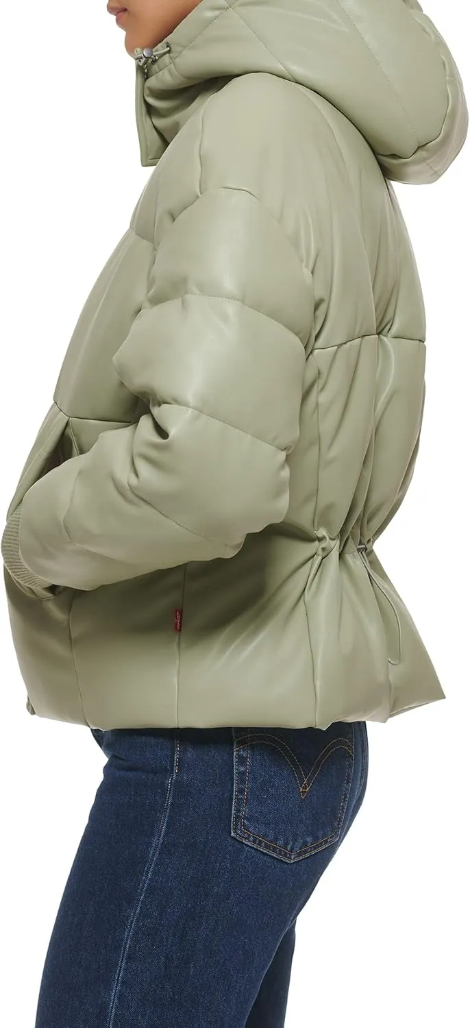 Levi's Women's Cinch Waist Puffer Jacket