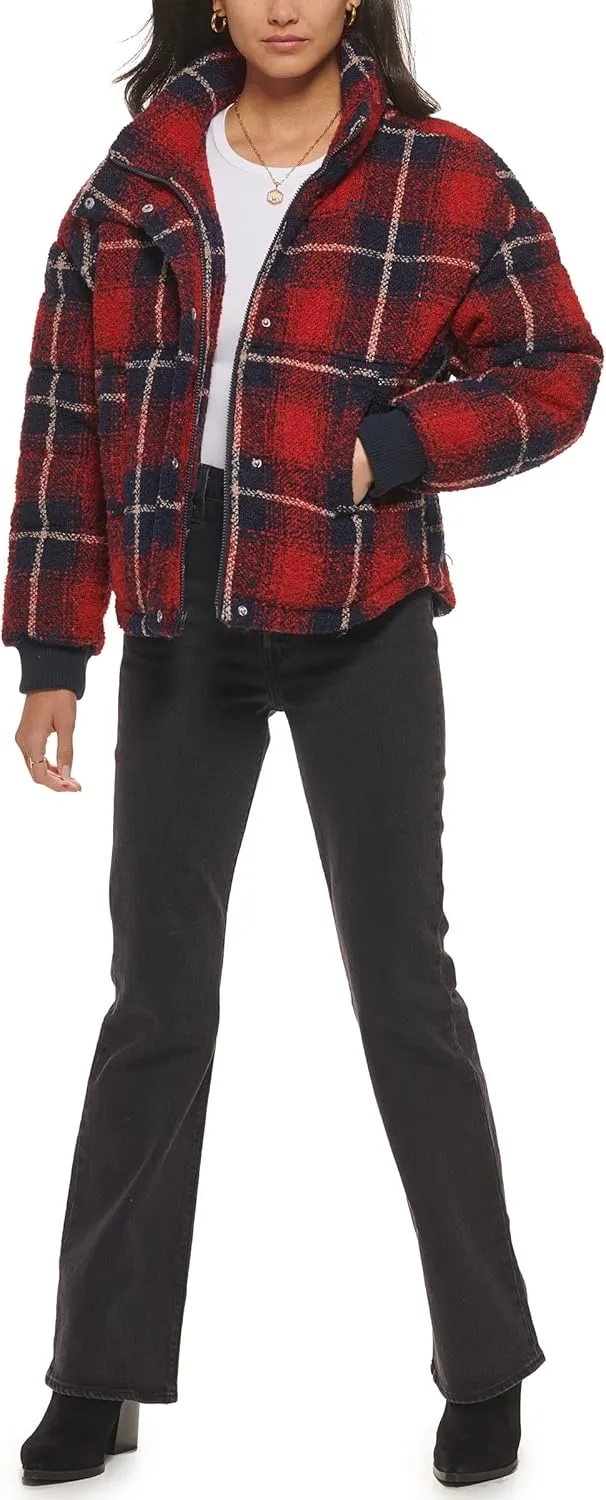 Levi's Women's Cinch Waist Puffer Jacket