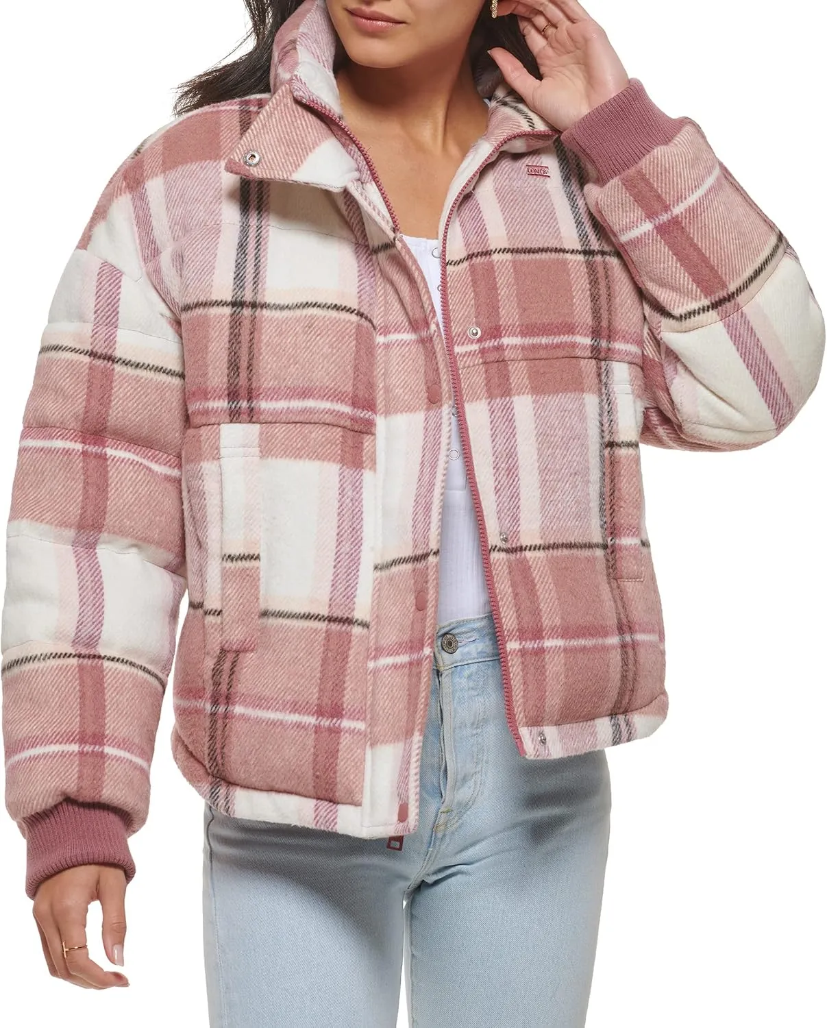 Levi's Women's Cinch Waist Puffer Jacket