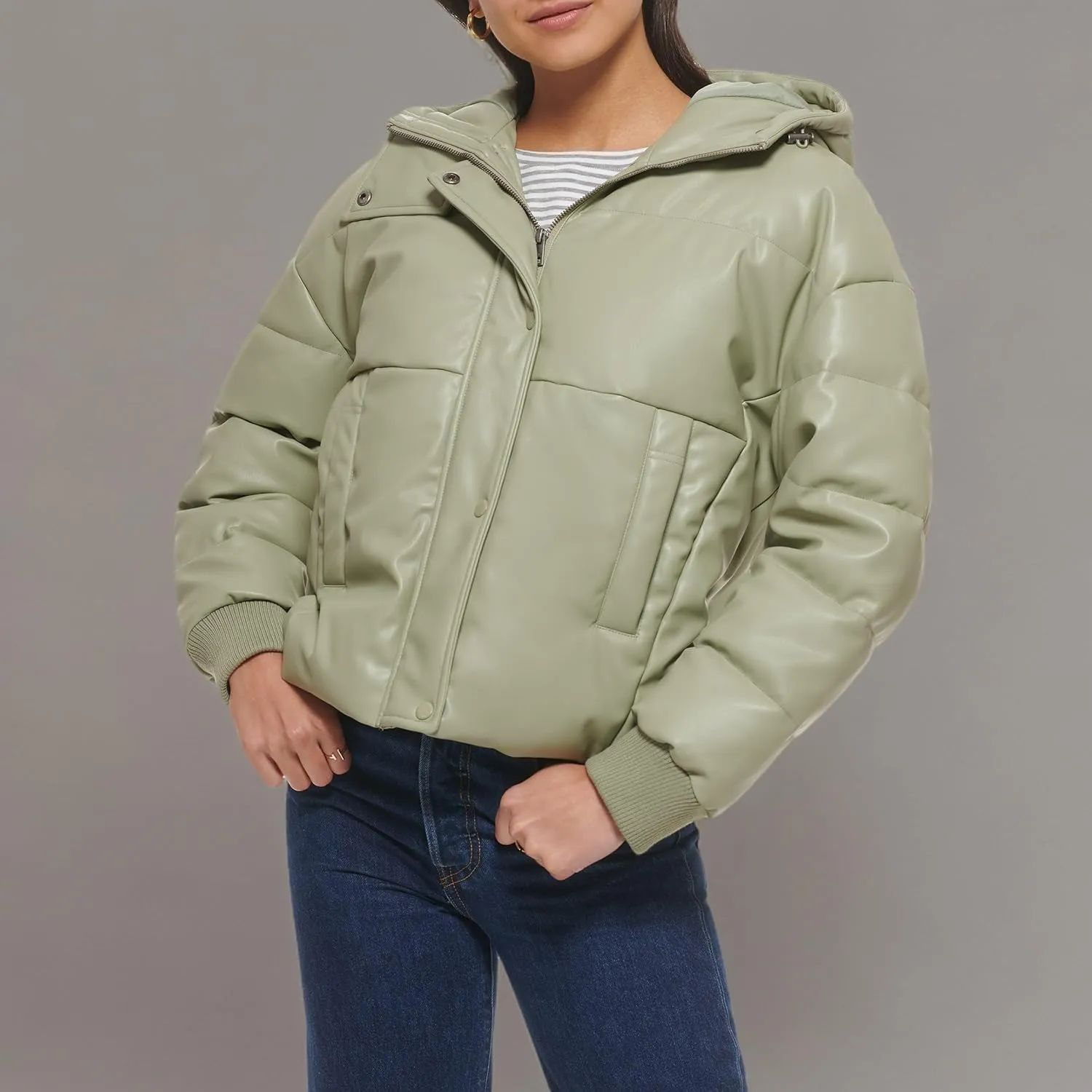 Levi's Women's Cinch Waist Puffer Jacket