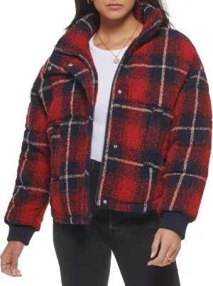 Levi's Women's Cinch Waist Puffer Jacket