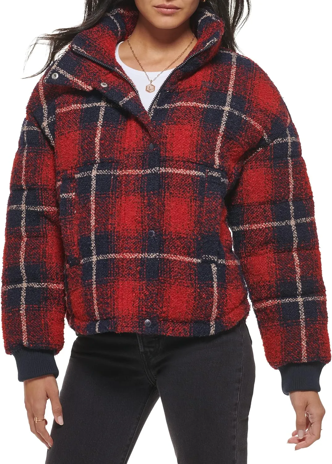 Levi's Women's Cinch Waist Puffer Jacket