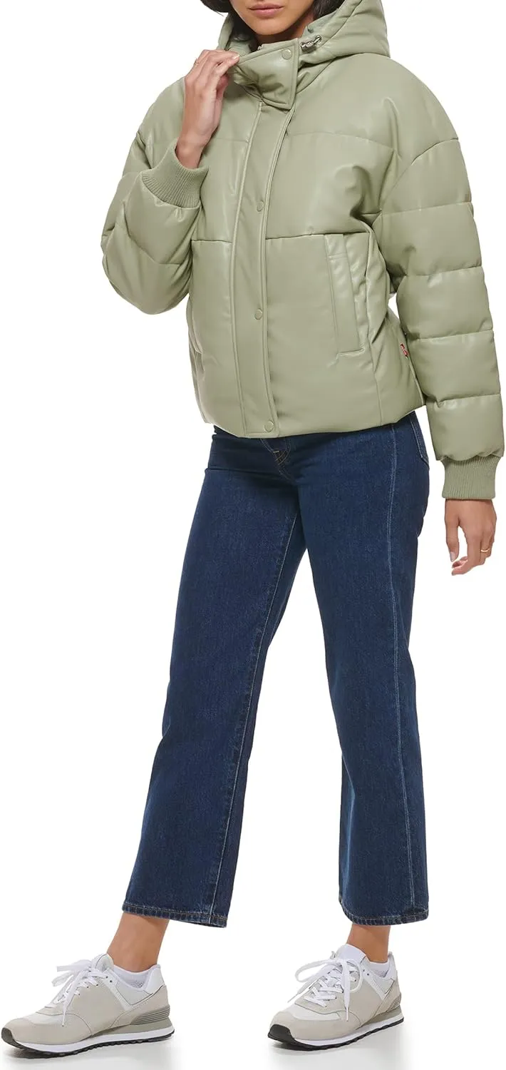 Levi's Women's Cinch Waist Puffer Jacket
