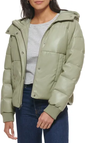 Levi's Women's Cinch Waist Puffer Jacket