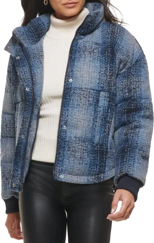 Levi's Women's Cinch Waist Puffer Jacket