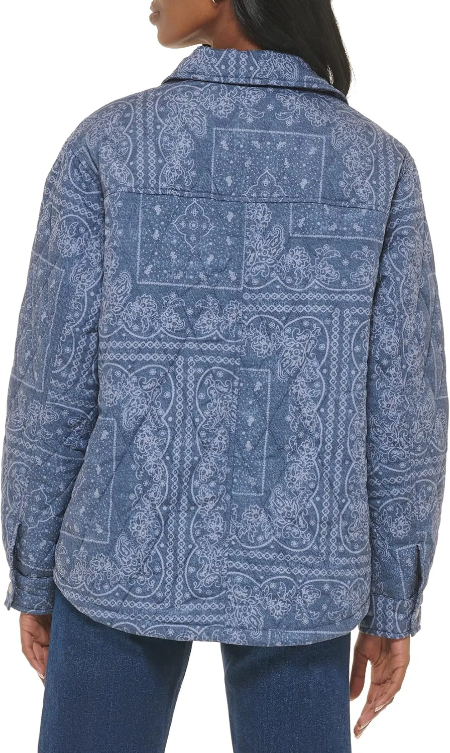 Levi's Women's Diamond Quilted Lightweight Shirt Jacket