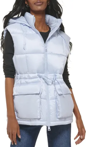 Levi's Women's Quilted Megan Hooded Puffer Jacket