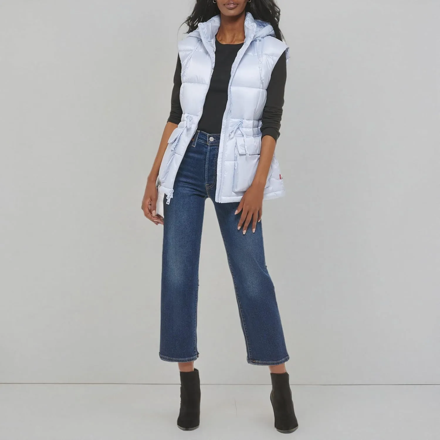 Levi's Women's Quilted Megan Hooded Puffer Jacket