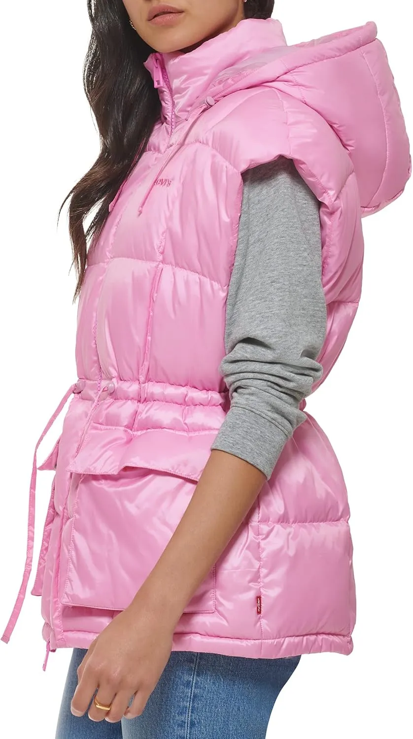 Levi's Women's Quilted Megan Hooded Puffer Jacket