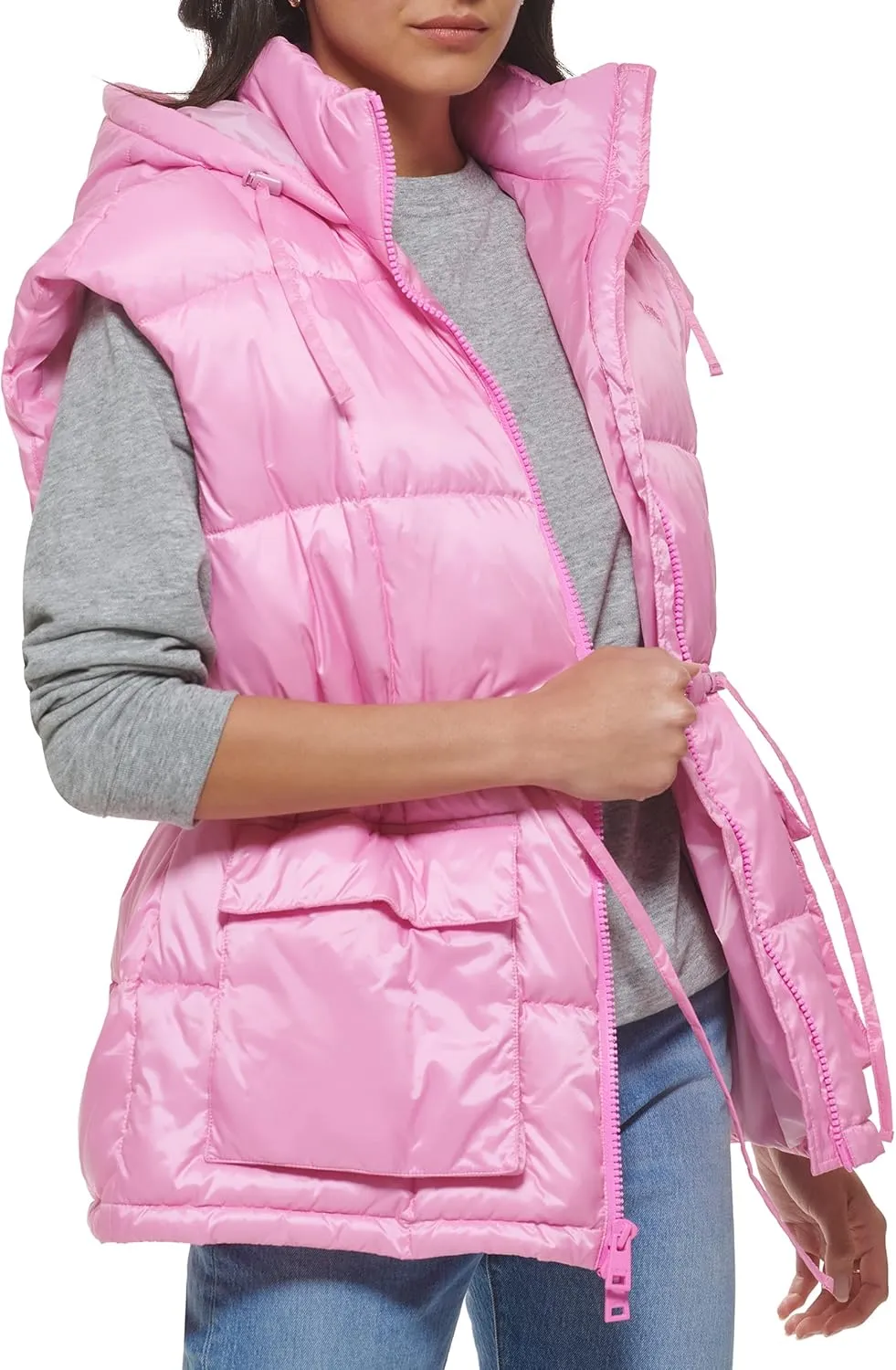 Levi's Women's Quilted Megan Hooded Puffer Jacket