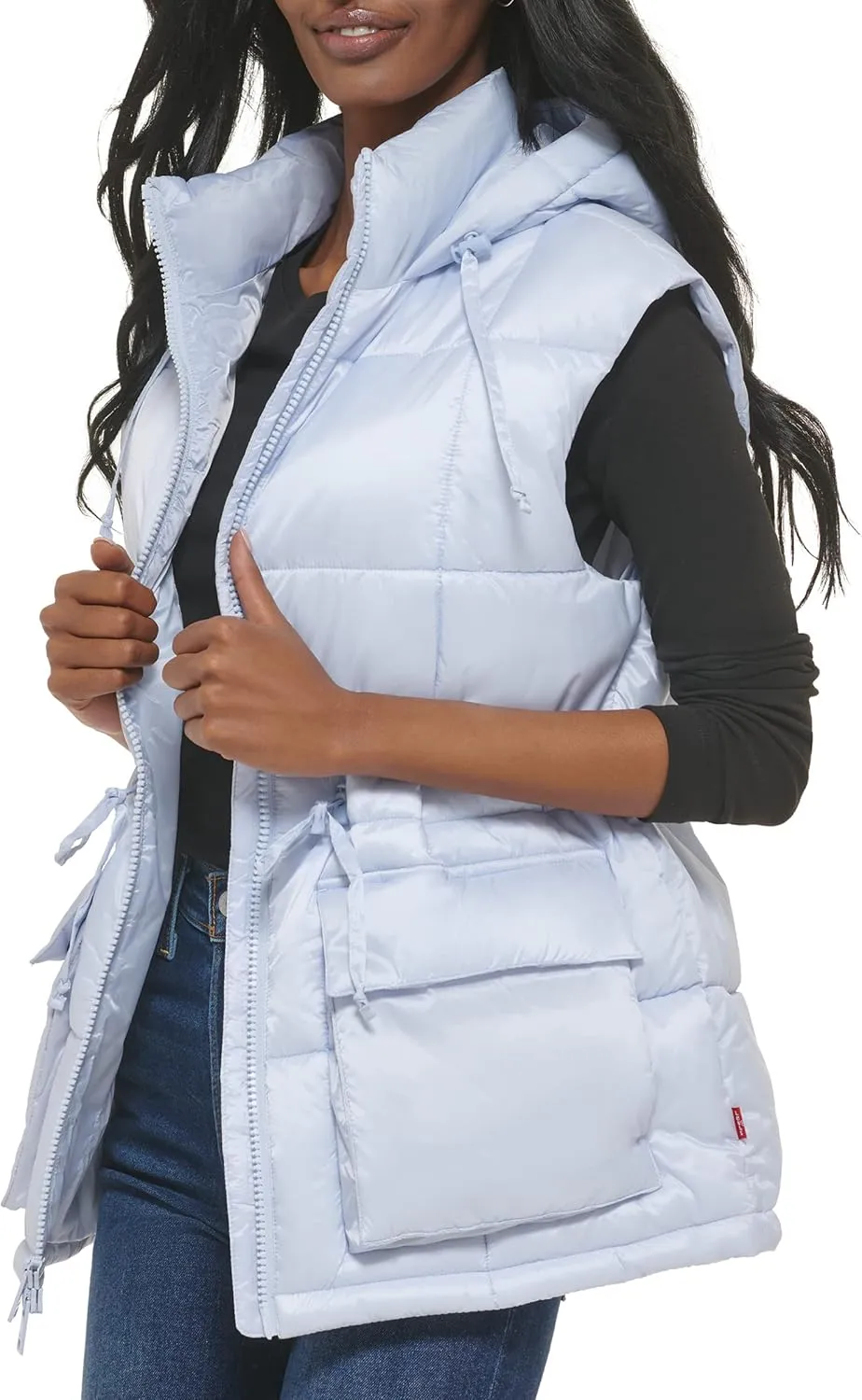 Levi's Women's Quilted Megan Hooded Puffer Jacket