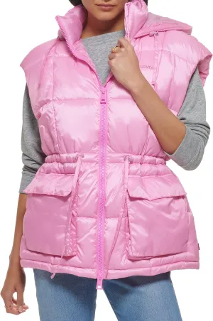 Levi's Women's Quilted Megan Hooded Puffer Jacket