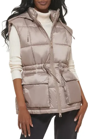 Levi's Women's Quilted Megan Hooded Puffer Jacket