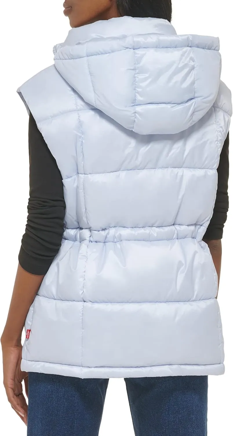 Levi's Women's Quilted Megan Hooded Puffer Jacket