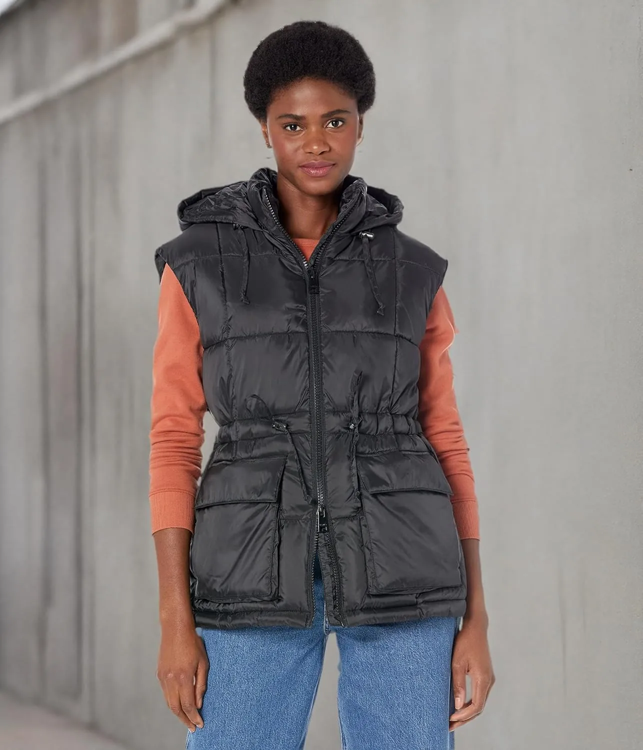 Levi's Women's Quilted Megan Hooded Puffer Jacket