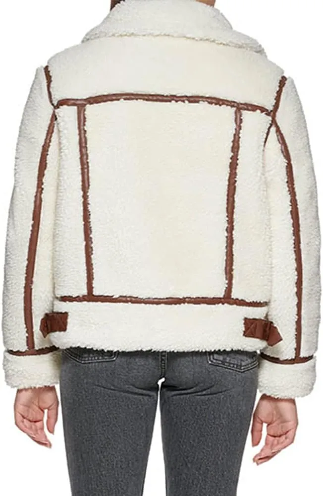 Levi's Women's Sherpa Moto Jacket (Standard & Plus Sizes)