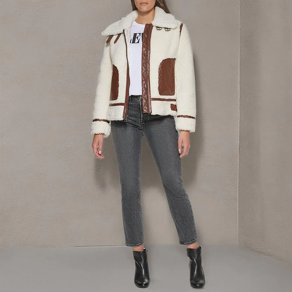 Levi's Women's Sherpa Moto Jacket (Standard & Plus Sizes)