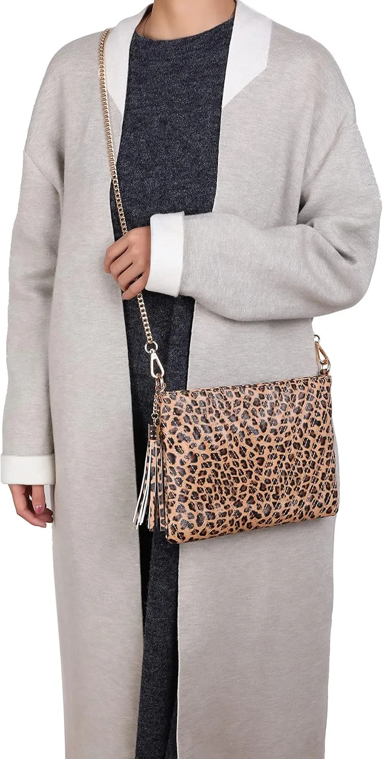 lola mae Women's Wristlet Handbags Simple Quilted Small Clutch Crossbody Bag