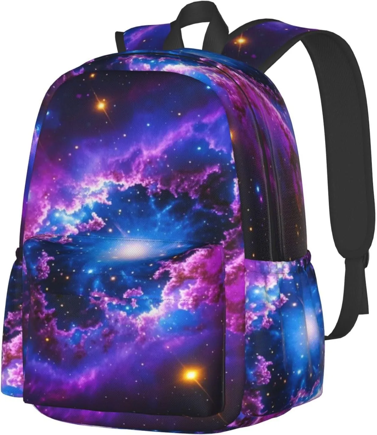 Luminous Nebula Adult Backpacks 15 Inch Laptop Backpack Travel Bag for Men Women Gifts
