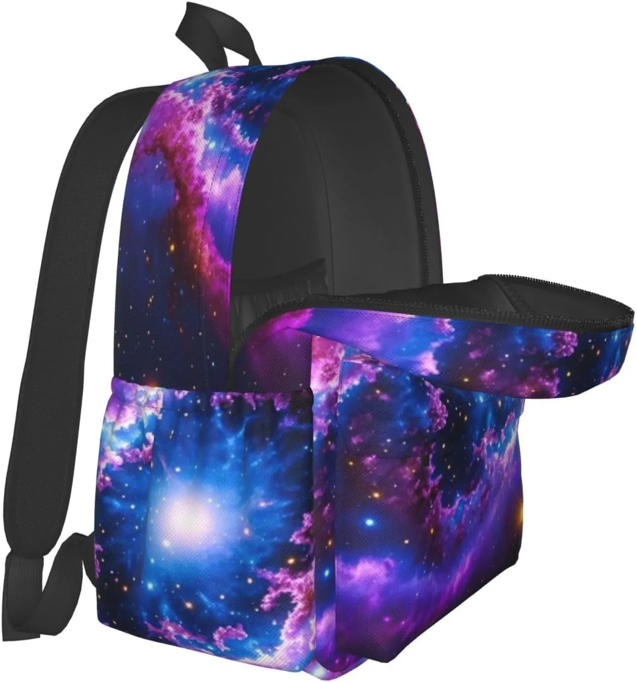 Luminous Nebula Adult Backpacks 15 Inch Laptop Backpack Travel Bag for Men Women Gifts