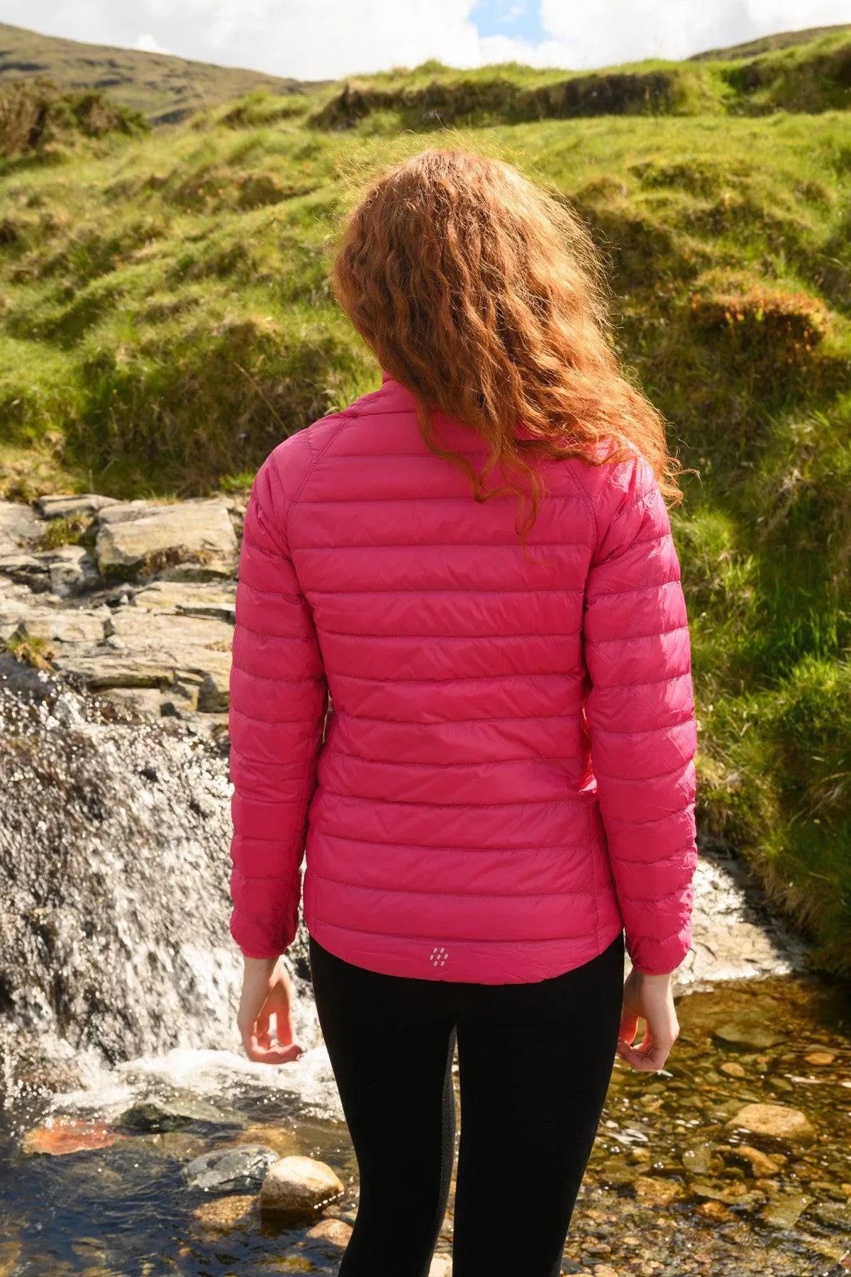 Mac in a Sac Ladies Polar Reversible Jacket -FUCHSIA/NAVY