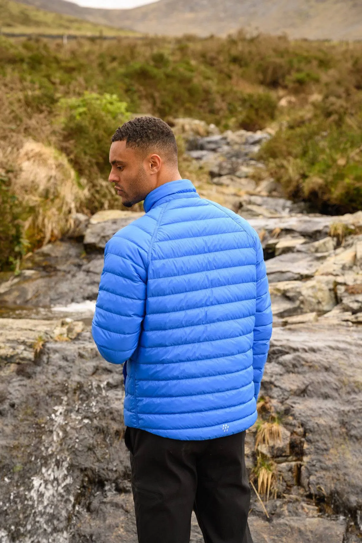 Mac in a Sac Mens Polar Reversible Jacket -BLUE/NAVY
