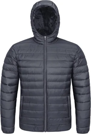 MAGCOMSEN Men's Lightweight Puffer Jacket Hooded Full Zip Water-Resistant Quilted Lined Winter Coats