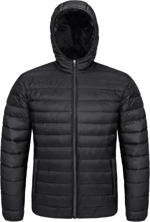 MAGCOMSEN Men's Lightweight Puffer Jacket Hooded Full Zip Water-Resistant Quilted Lined Winter Coats