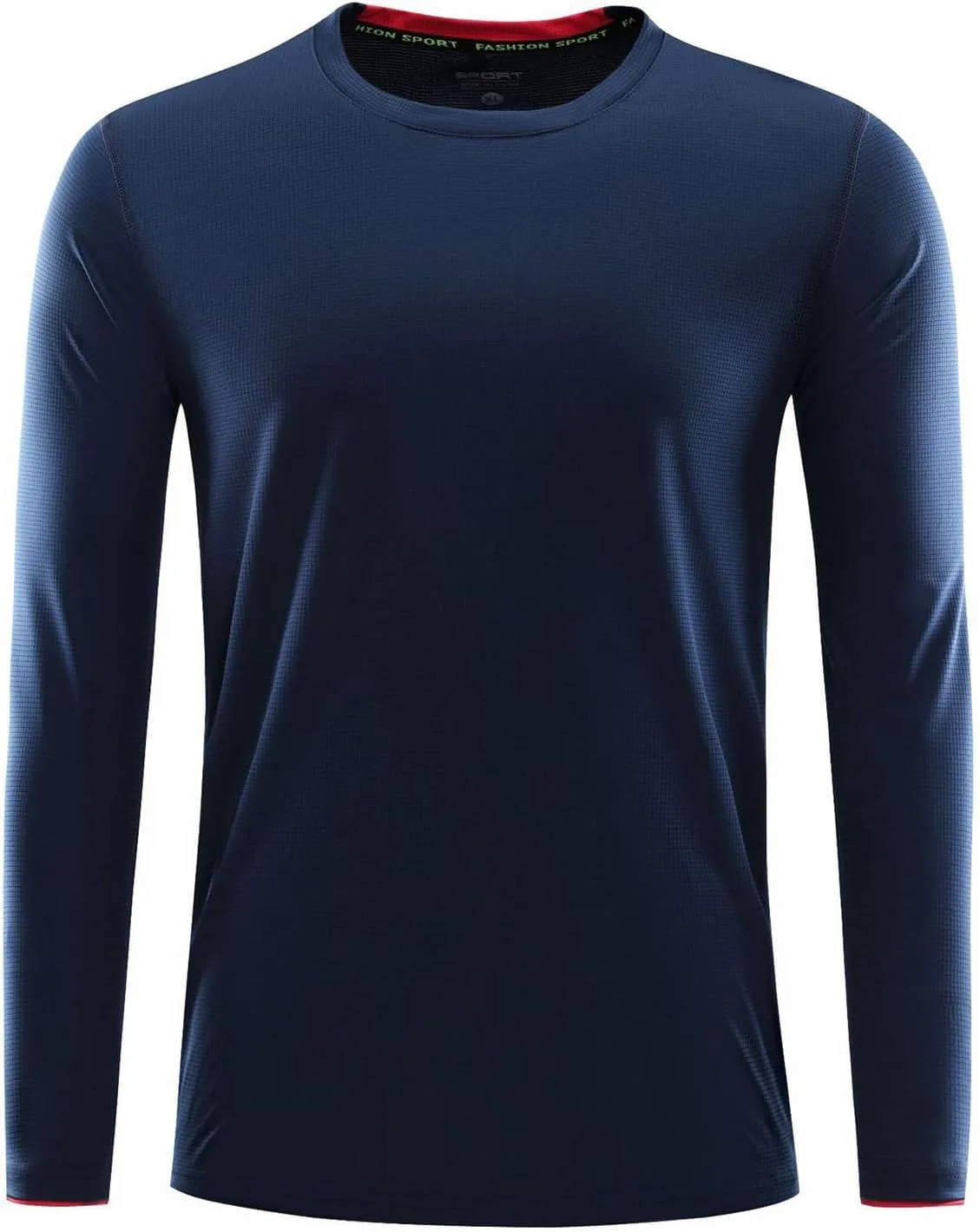 Men Shirts Quick Dry Athletic Long Sleeves for Men Crewneck Long Sleeves Top Workout Shirt Custom Your Design Print Your Logo