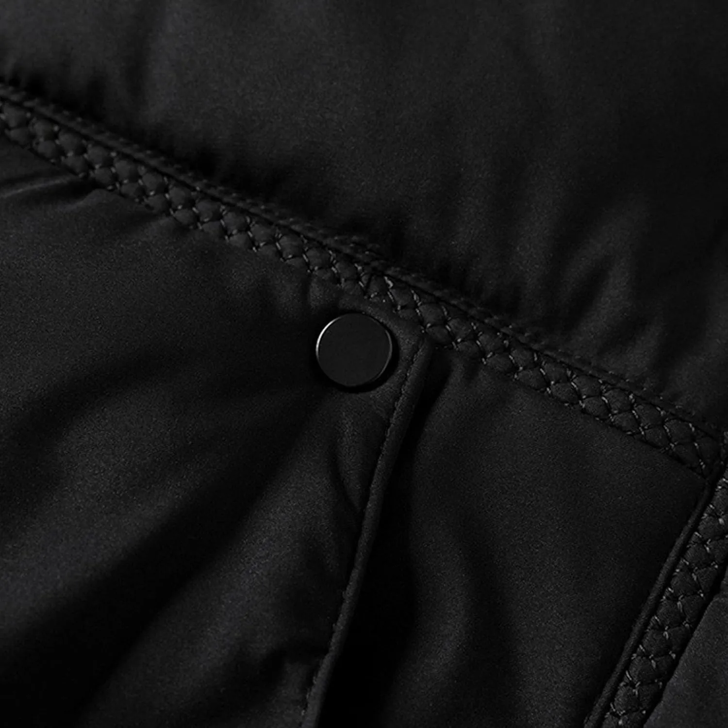 Men's Bomber Padded Cotton Jacket Quilted Puffer Jackets Warm Male Coats Zipper Winter Casual Varsity Coat