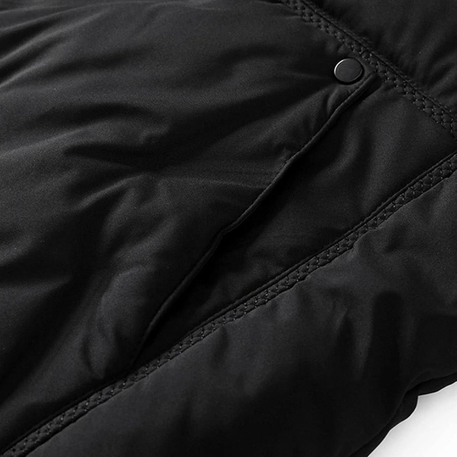 Men's Bomber Padded Cotton Jacket Quilted Puffer Jackets Warm Male Coats Zipper Winter Casual Varsity Coat