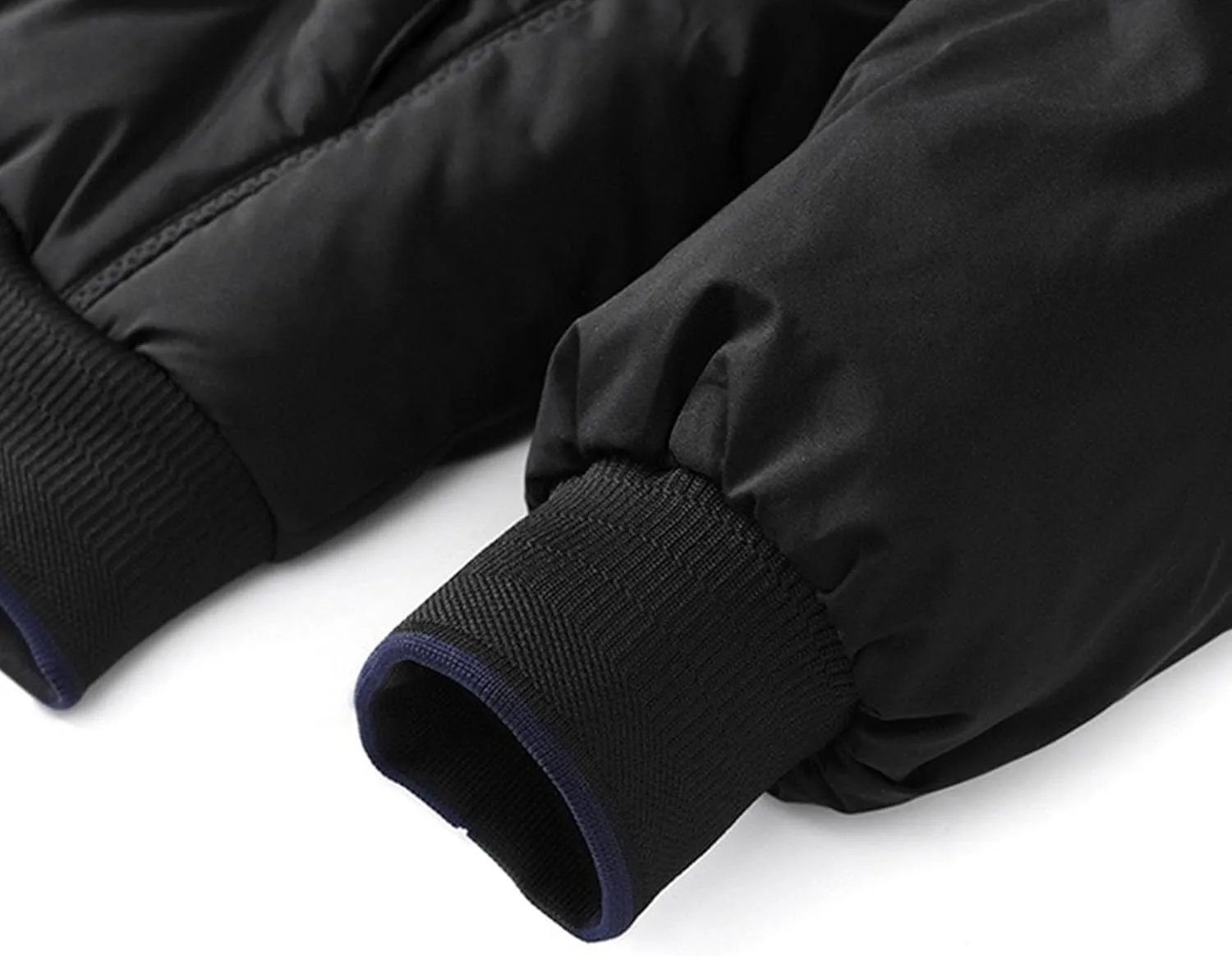 Men's Bomber Padded Cotton Jacket Quilted Puffer Jackets Warm Male Coats Zipper Winter Casual Varsity Coat