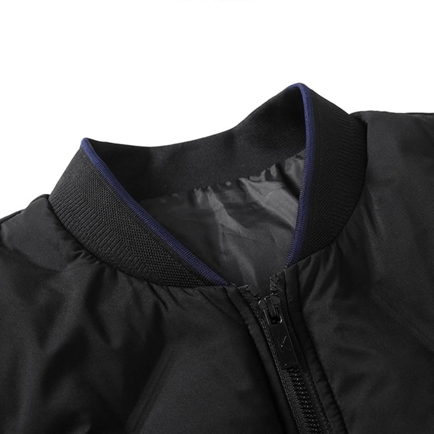 Men's Bomber Padded Cotton Jacket Quilted Puffer Jackets Warm Male Coats Zipper Winter Casual Varsity Coat