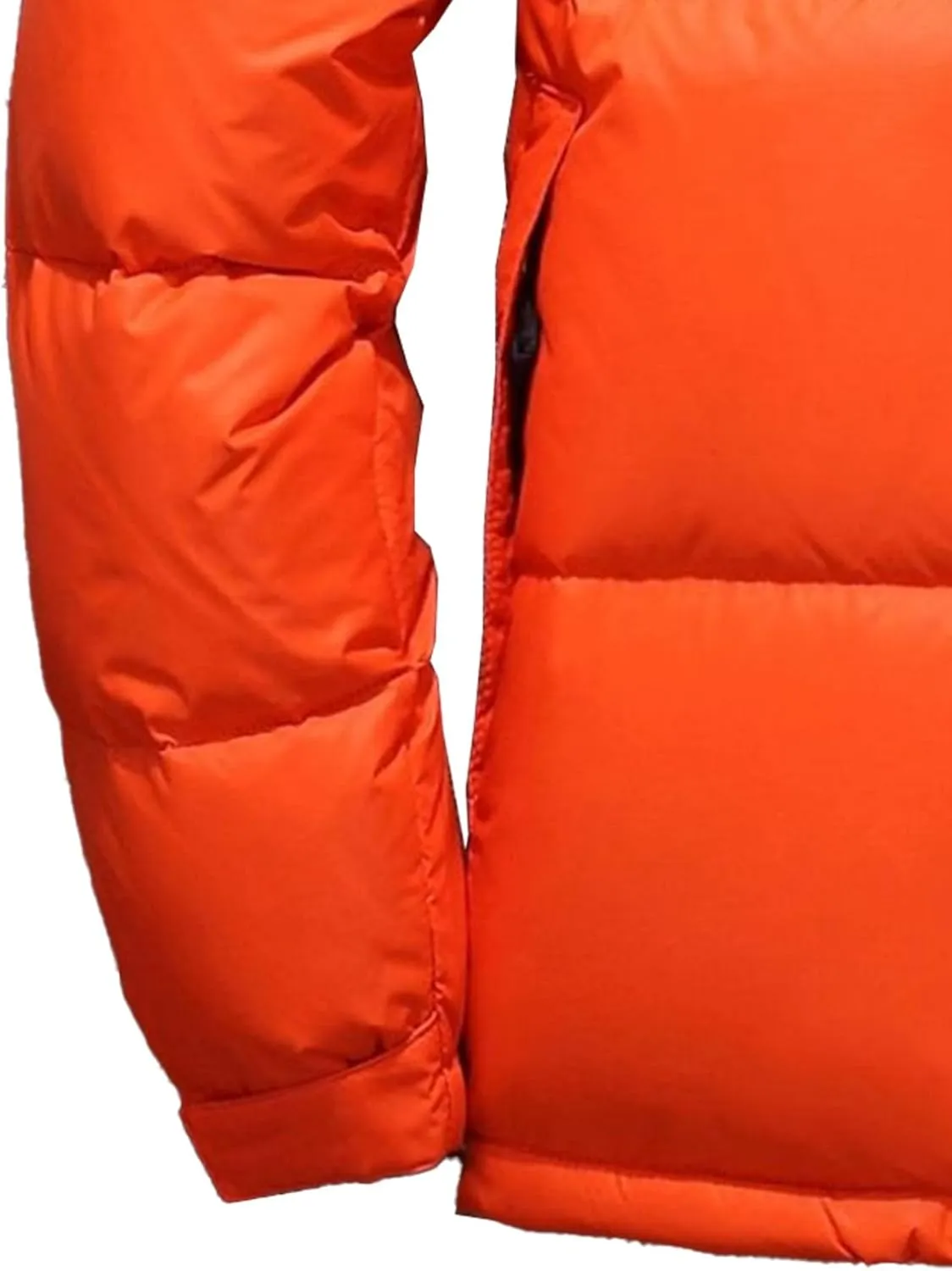 Mens Color Block Puffy Jacket Winter Zip Up Warm Male Down Coat Stand Collar Windproof Puffer Jackets