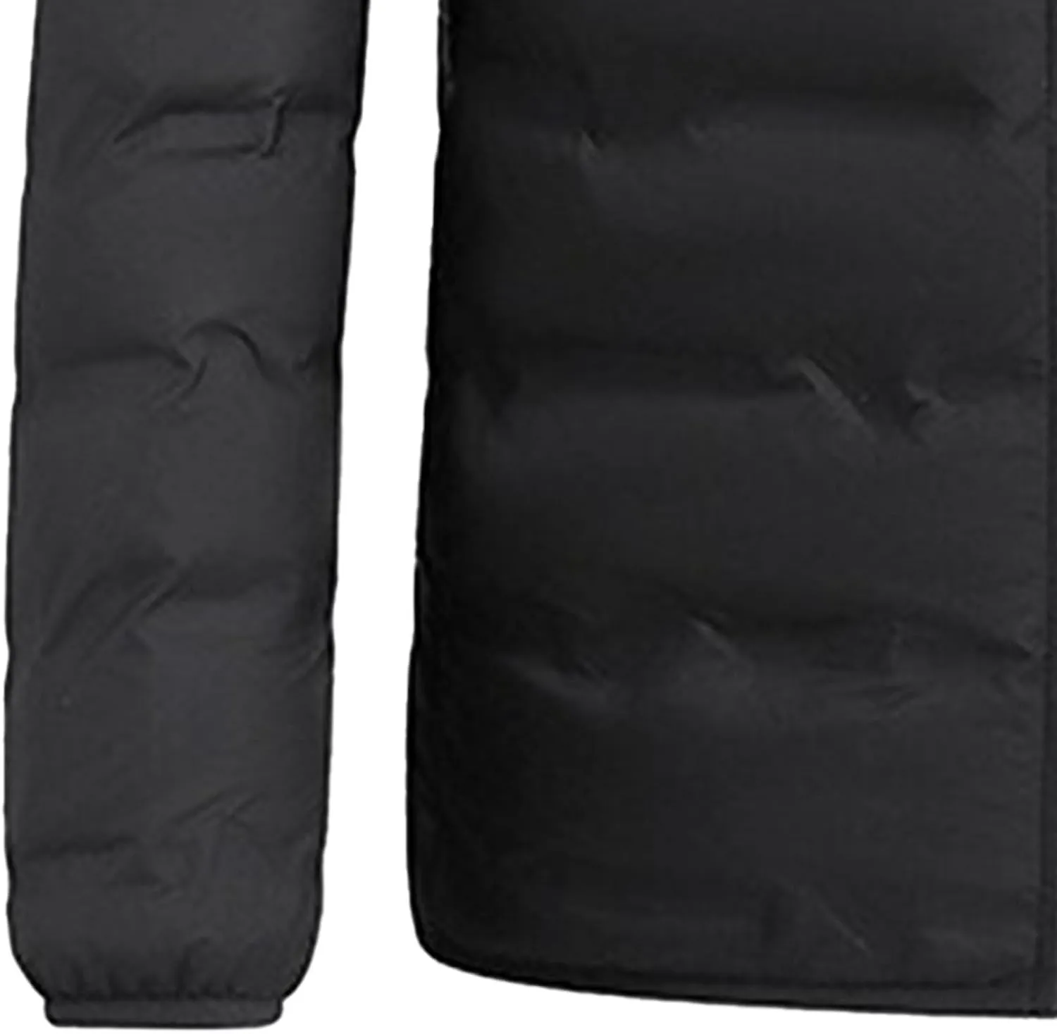 Men's Down Cotton Padded Jacket Trendy Quilted Winter Warm Jackets Solid Color Comfortable Down Coat