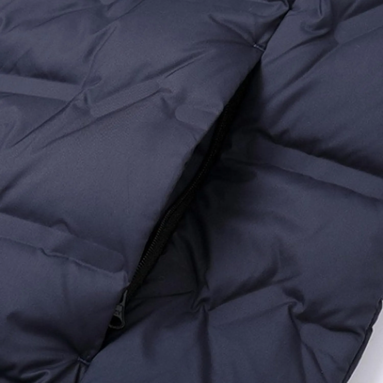Men's Down Cotton Padded Jacket Trendy Quilted Winter Warm Jackets Solid Color Comfortable Down Coat