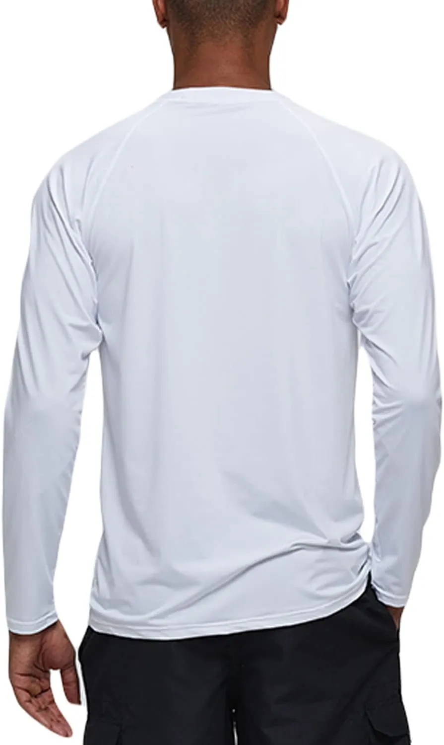 Men's Long Sleeve Swim Shirts Rashguard UPF 50  UV Sun Protection Shirt Athletic Workout Running Hiking T-Shirt Swimwear