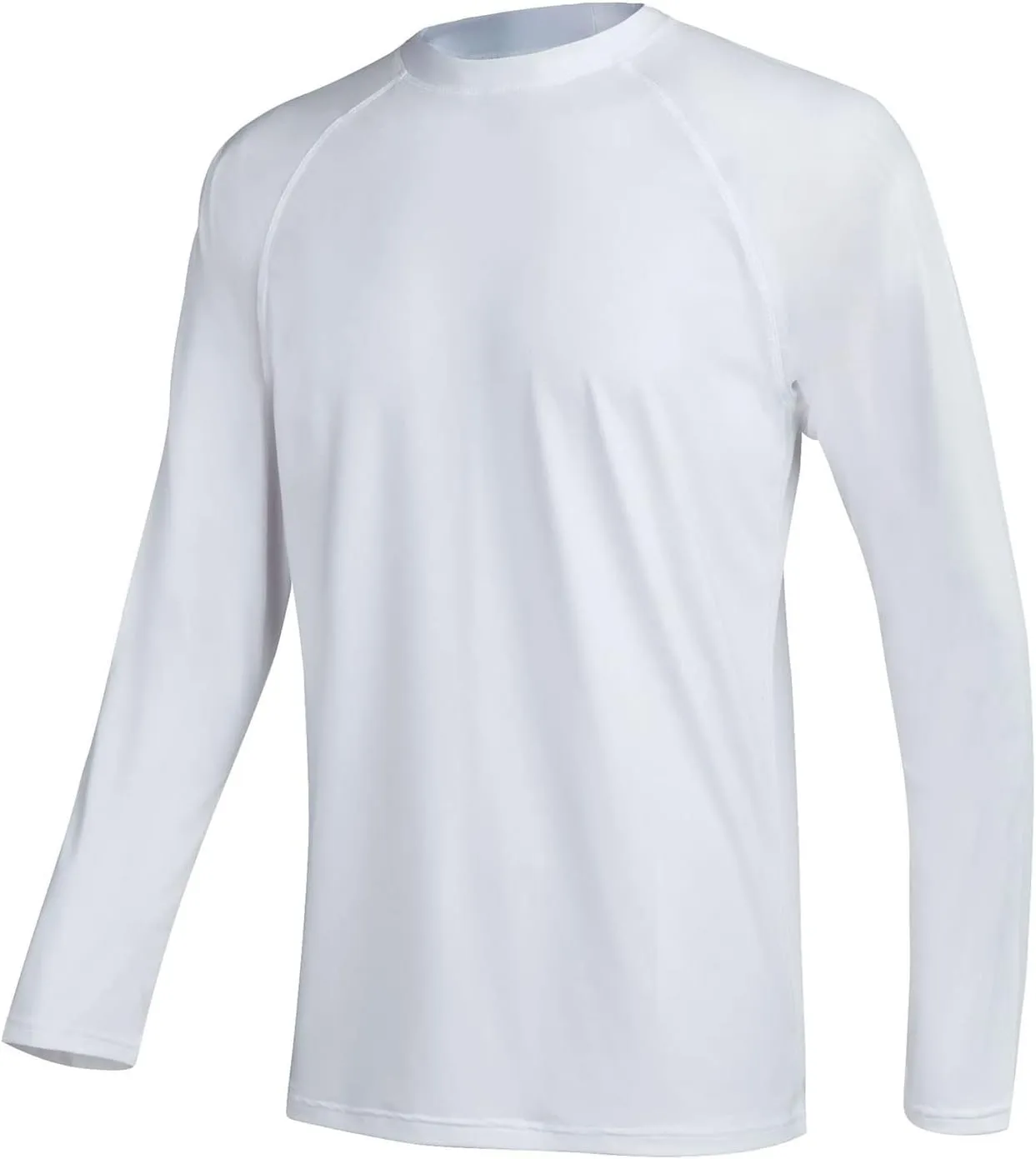 Men's Long Sleeve Swim Shirts Rashguard UPF 50  UV Sun Protection Shirt Athletic Workout Running Hiking T-Shirt Swimwear